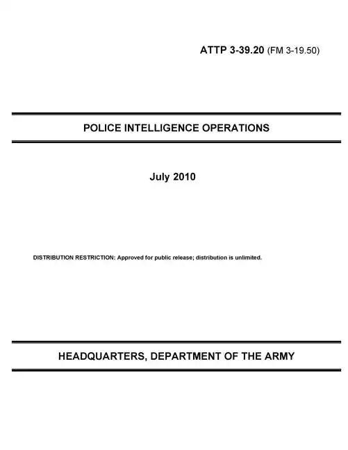 Police Intelligence Operations - Paperback