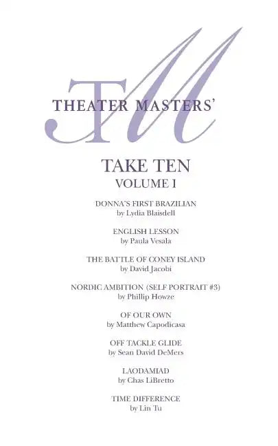 Theater Masters' Take Ten Vol. 1 - Paperback