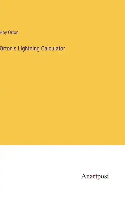 Orton's Lightning Calculator - Hardcover
