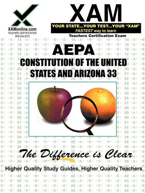 Aepa Constitutions of the United States and Arizona 33 - Paperback