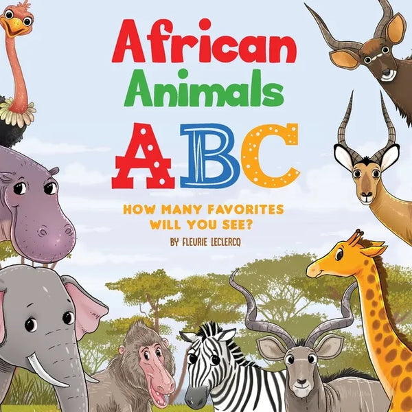 African Animals ABC How Many Favorites Will You See - Paperback