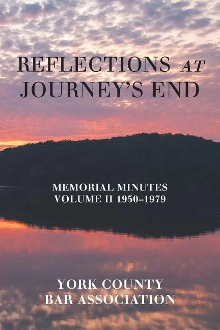 Reflections at Journey's End: Memorial Minutes Volume Ii 1950-1979 - Paperback