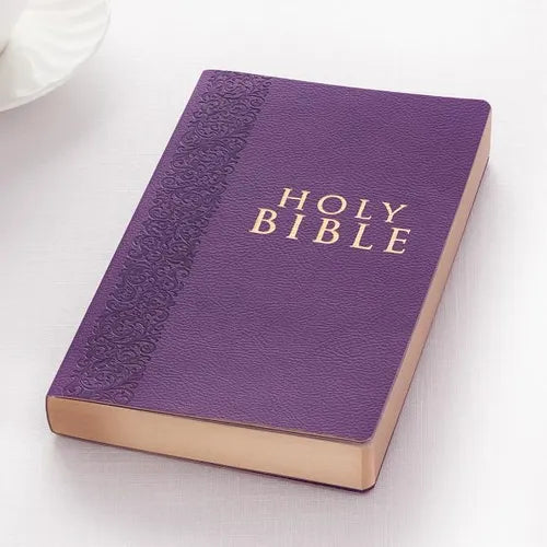 KJV Budget Gift & Award Lux-Leather Purple - Imitation Leather