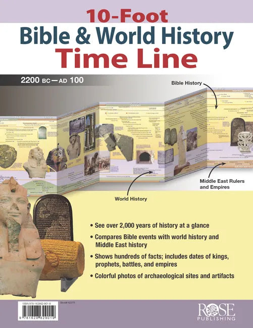 10-Foot Bible & World History Time Line - Paperback