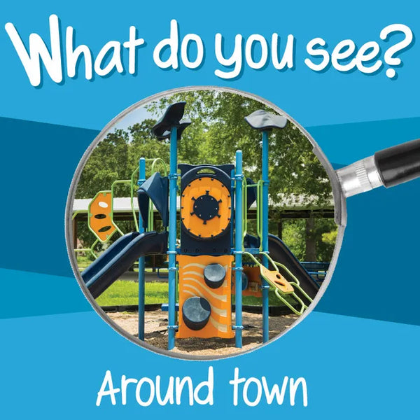 What Do You See: Around Town - Board Book