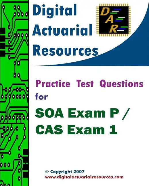Practice Test Questions For SOA Exam P / CAS Exam 1 - Paperback