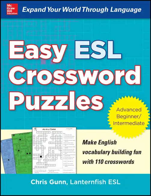 Easy ESL Crossword Puzzles - Paperback