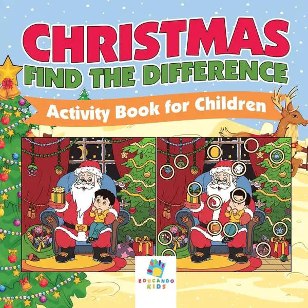 Christmas Find the Difference Activity Book for Children - Paperback