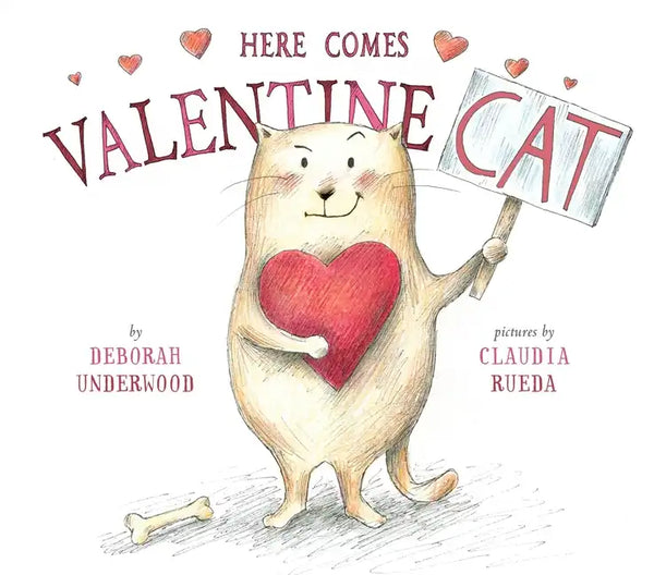 Here Comes Valentine Cat - Hardcover