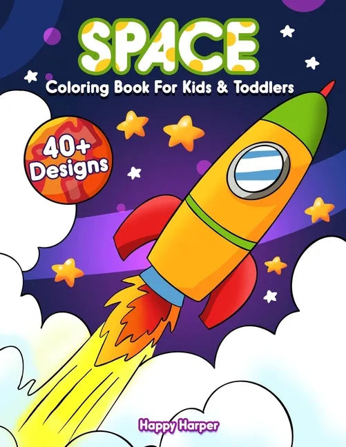 Space Coloring Book - Paperback