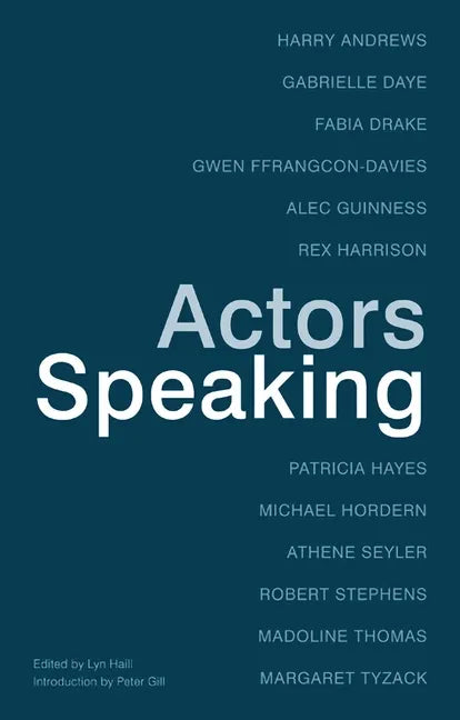 Actors Speaking - Paperback