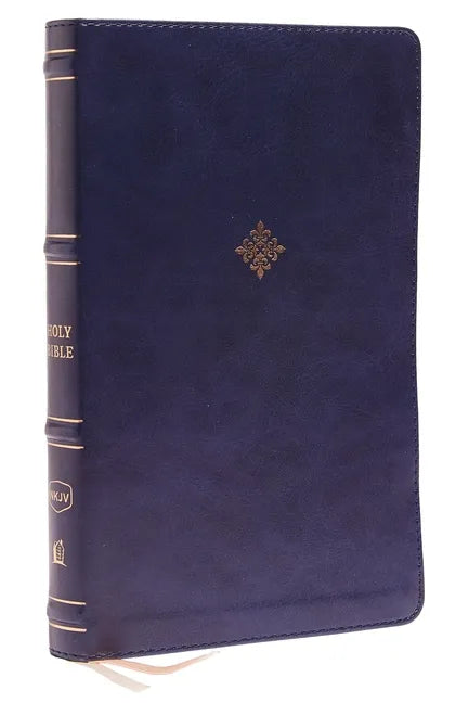 Nkjv, Thinline Bible, Leathersoft, Navy, Red Letter Edition, Comfort Print: Holy Bible, New King James Version - Imitation Leather