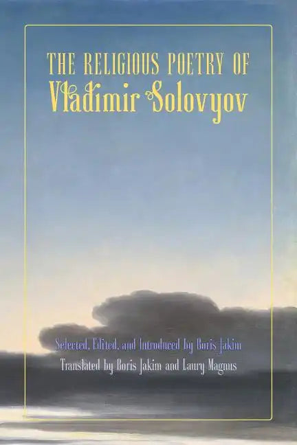 The Religious Poetry of Vladimir Solovyov - Paperback