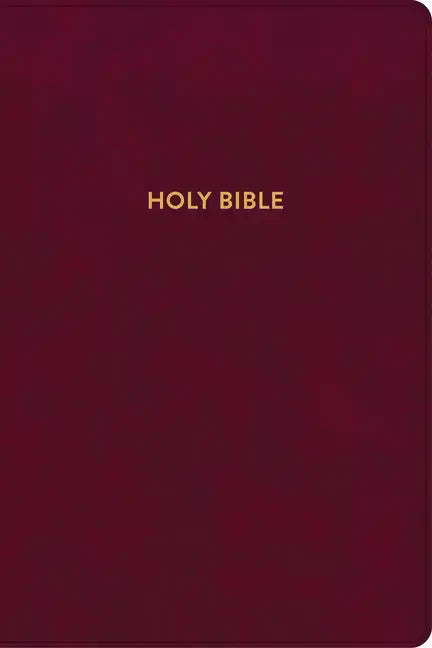 KJV Rainbow Study Bible, Burgundy Leathertouch - Imitation Leather