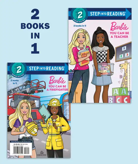 You Can Be a Teacher/You Can Be a Firefighter (Barbie) - Paperback