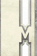 Letter M: Personalized Design Notebook: 120 pages - Paperback