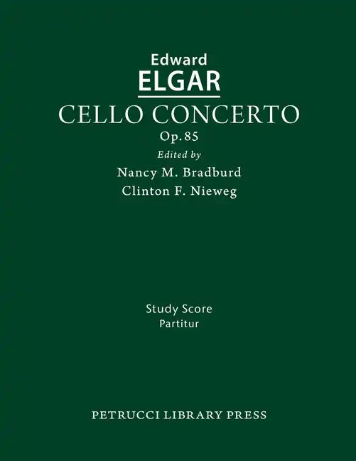 Cello Concerto, Op.85: Study score - Paperback