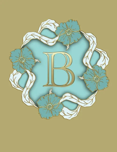 B: 100 Pages 8.5" X 11" Monogram Notebook College Ruled Line Paper - Paperback