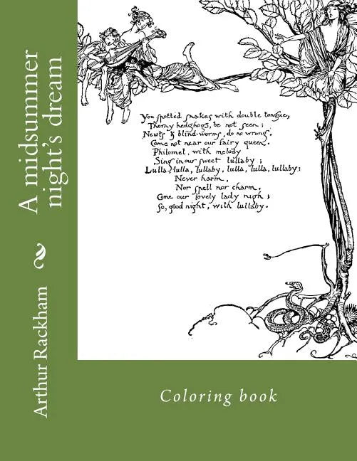 A midsummer night's dream: Coloring book - Paperback