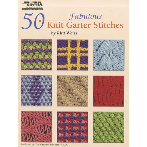 50 Fabulous Knit Garter Stitches - Paperback