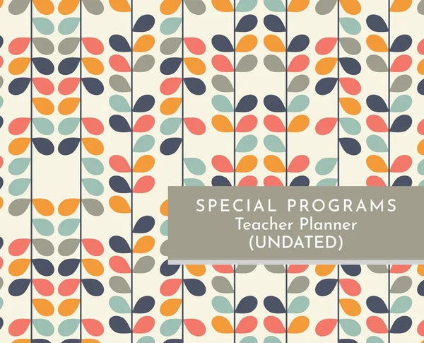 Special Programs Teacher Planner - Hardcover
