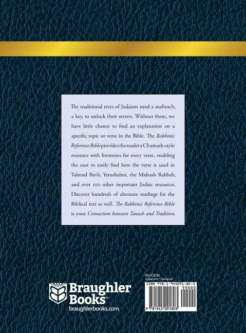 Rabbinic Reference Bible: The Connection Between Tanach and Tradition: Volume III: Leviticus - Hardcover