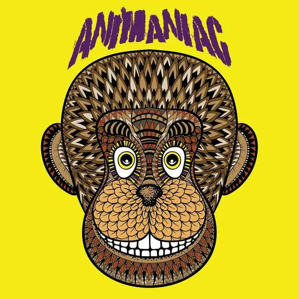 Animaniac: Animal Adult Coloring Book: 50 Fun & Detailed Animal Pictures to Color (Including Horse, Koala, Elephant, Monkey, Giraffe and More!) - Paperback