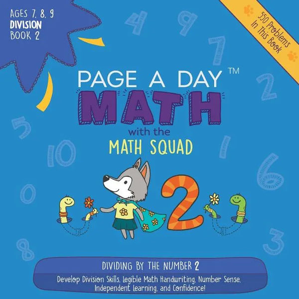 Page A Day Math Division Book 2: Dividing by 2 - Paperback
