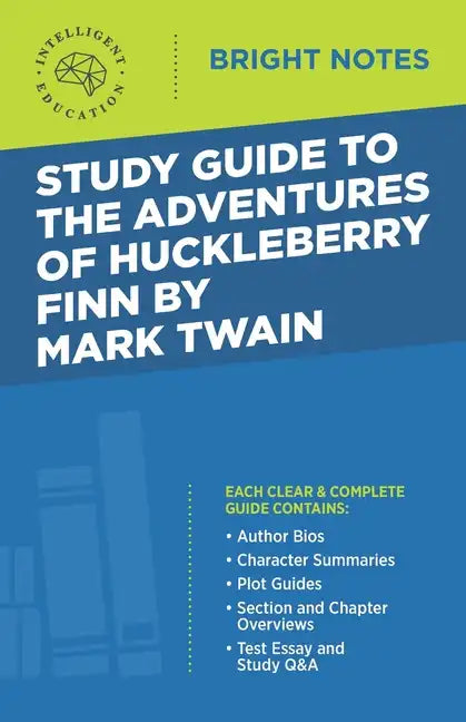 Study Guide to The Adventures of Huckleberry Finn by Mark Twain - Paperback