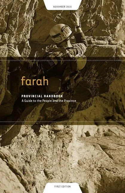 Farah Provincial Handbook: A Guide to the People and the Province - Paperback