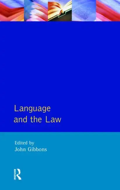 Language and the Law - Paperback