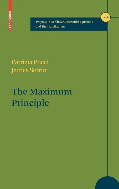 The Maximum Principle - Hardcover