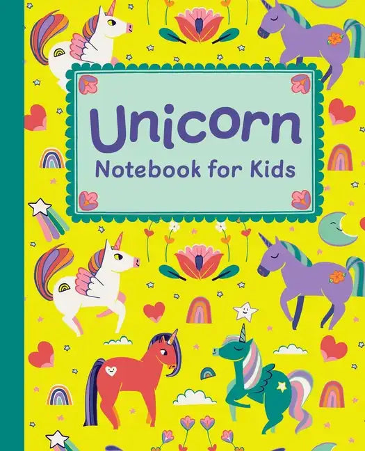 Unicorn Notebook for Kids: Featuring Cute Unicorn Art and Lined, Blank, Graphed and Bulleted Pages Perfect for Journaling and Doodling! - Paperback