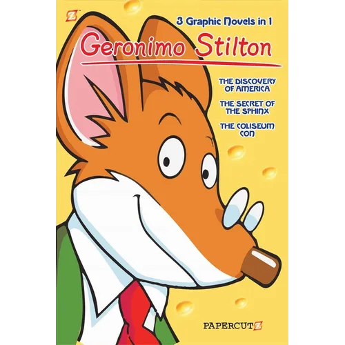 Geronimo Stilton 3-In-1: The Discovery of America, the Secret of the Sphinx, and the Coliseum Con - Paperback