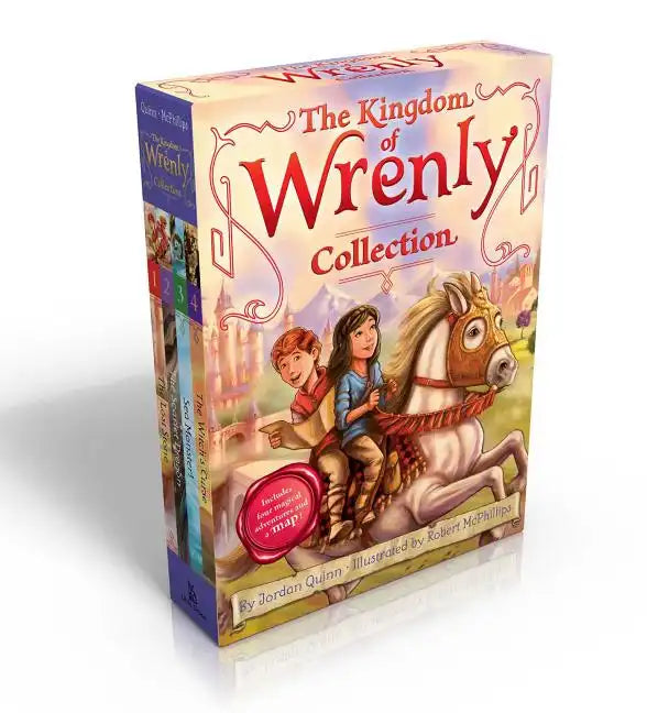 The Kingdom of Wrenly Collection (Includes Four Magical Adventures and a Map!) (Boxed Set): The Lost Stone; The Scarlet Dragon; Sea Monster!; The Witc - Paperback