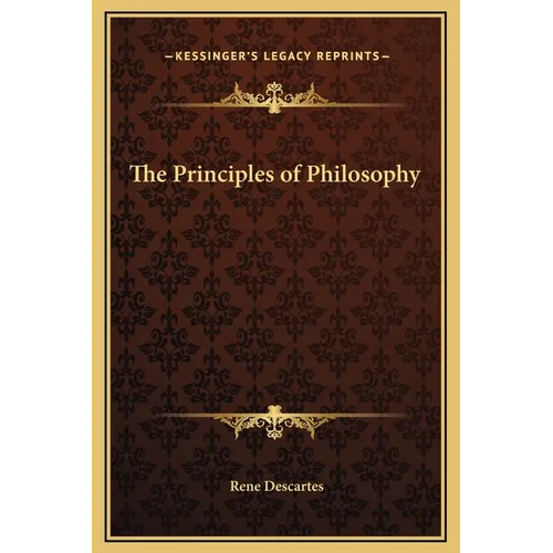 The Principles of Philosophy - Hardcover