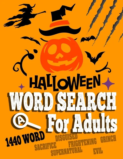 Halloween Word Search For Adults: Funny Halloween Activity Book for Kids Let your kids creativity run wild! - Paperback