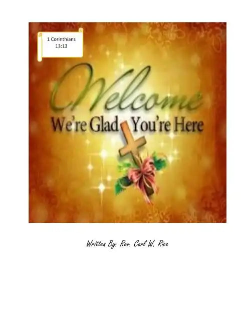Welcome Home We're Glad You're Here - Paperback