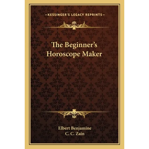 The Beginner's Horoscope Maker - Paperback
