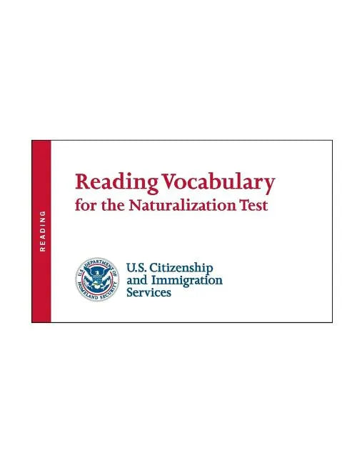Reading Vocabulary for the Naturalization Test - Paperback