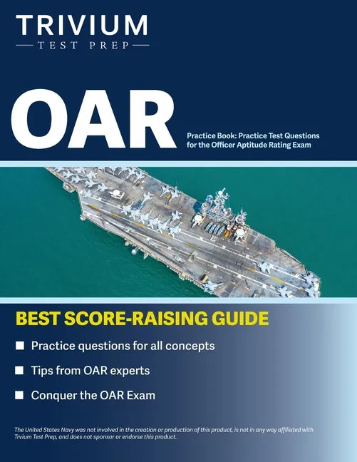 OAR Practice Book: Practice Test Questions for the Officer Aptitude Rating Exam - Paperback