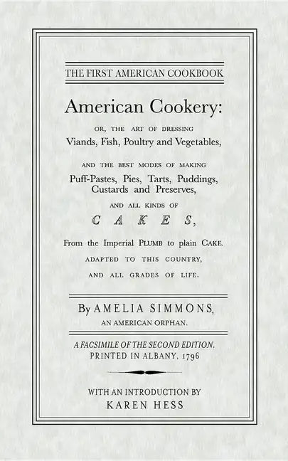 American Cookery - Paperback