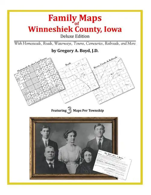 Family Maps of Winneshiek County, Iowa - Paperback