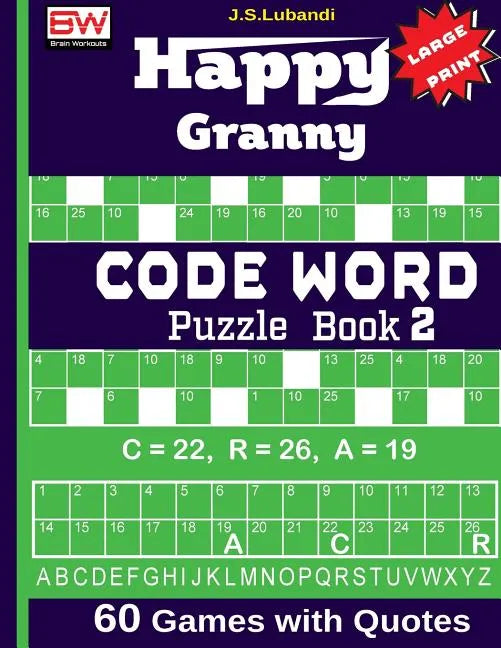 Happy Granny (CODE WORD) Puzzle Book - Paperback