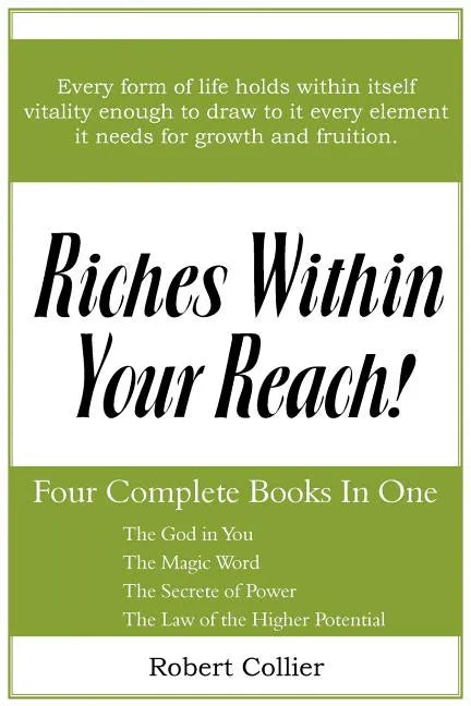 Riches Within Your Reach - Paperback