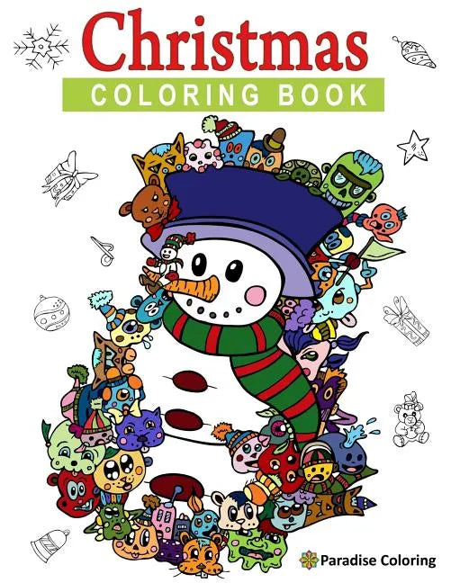 Christmas Coloring Book for Adults: 35 Stress Relief Designs For Adults (Christmas Adult Coloring Book) - Paperback