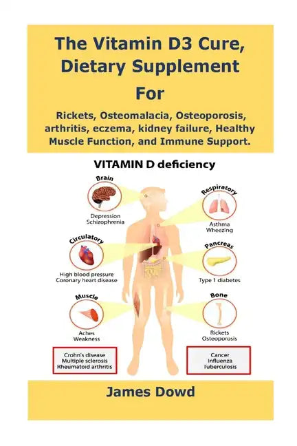 The Vitamin D3 Cure, Dietary supplement for Rickets, Osteomalacia, Osteoporosis, arthritis, eczema, kidney failure, Healthy Muscle Function, and Immun - Paperback
