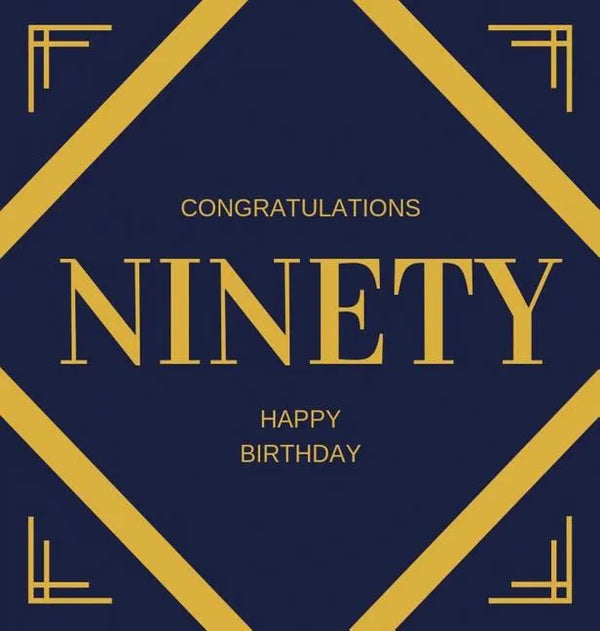 Happy 90th Birthday Guest Book (Hardcover): Happy 90th Birthday Guest book, party and birthday celebrations decor, memory book, ninety birthday, happy - Hardcover