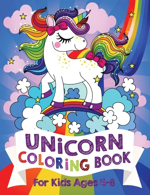 Unicorn Coloring Book For Kids Ages 4-8 (US Edition) - Paperback