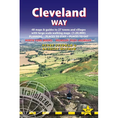 Cleveland Way: British Walking Guide: Helmsley-Filey-Helmsley - 48 Large-Scale Walking Maps (1:20,000) & Guides to 27 Towns & Village - Paperback
